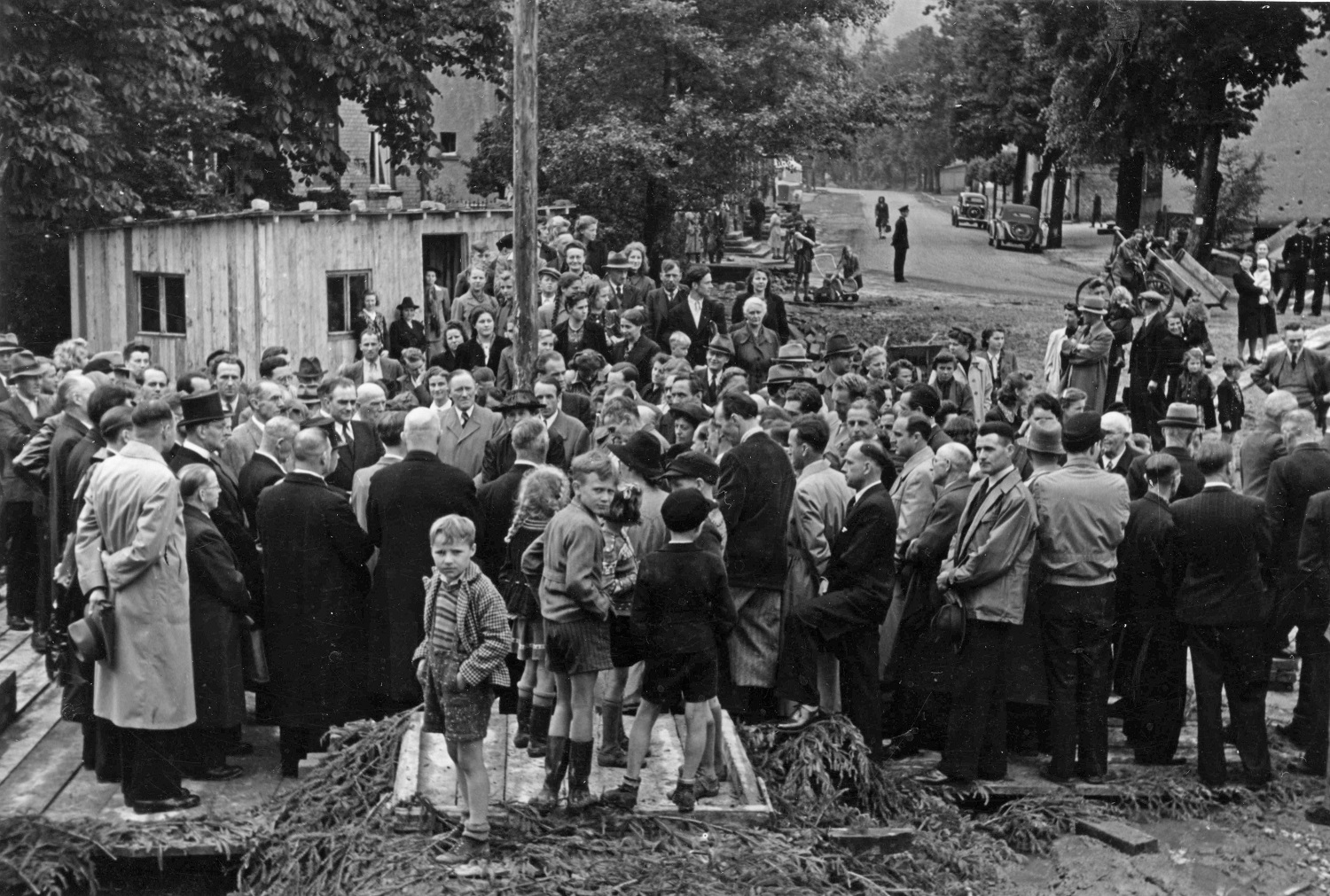Teilnehmer der Grundsteinlegung