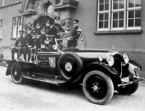 Historisches Feuerwehrauto