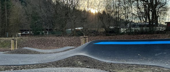 Impression aus dem Sportpark Schleiden: Pumptrack.