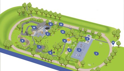 Übersichtsplan Sportpark Schleiden.