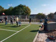 Kunstrasenplatz Dreiborn - Pflasterarbeiten Kunstrasenplatz Dreiborn - Pflasterarbeiten