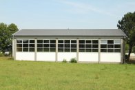 Außenansicht Einfachturnhalle Dreiborn
