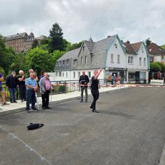 Eröffnung der Brücke am Markt.