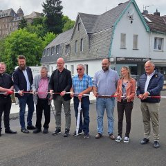 Eröffnung der Brücke am Markt.