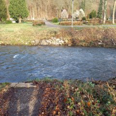 Die Brücke an der Breslauer Straße wurde bei der Hochwasser-Katastrophe weggespült.