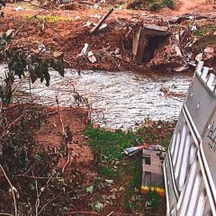 Bei der Hochwasser-Katastrophe 2021 wurde die Brücke an der Breslauer Straße / Friedhof in Gemünd weggerissen.