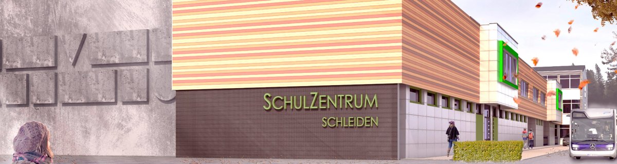 Planungsansicht Wiederaufbau Schulzentrum Schleiden.