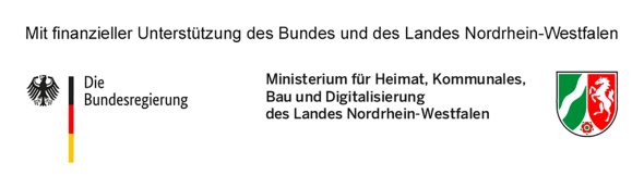Logo Bundesregierung und Ministerium für Heimat, Kommunales, Gleichstellung, Bau und Digitalisierung Logo Bundesregierung und Ministerium für Heimat, Kommunales, Gleichstellung, Bau und Digitalisierung