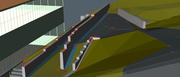 Auszug aus der 3D-Planung. Auszug aus der 3D-Planung.