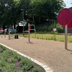 Einstiegezone Kurpark Gemünd - Fitnessgarten.