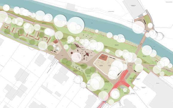 Detailansicht der Planung.