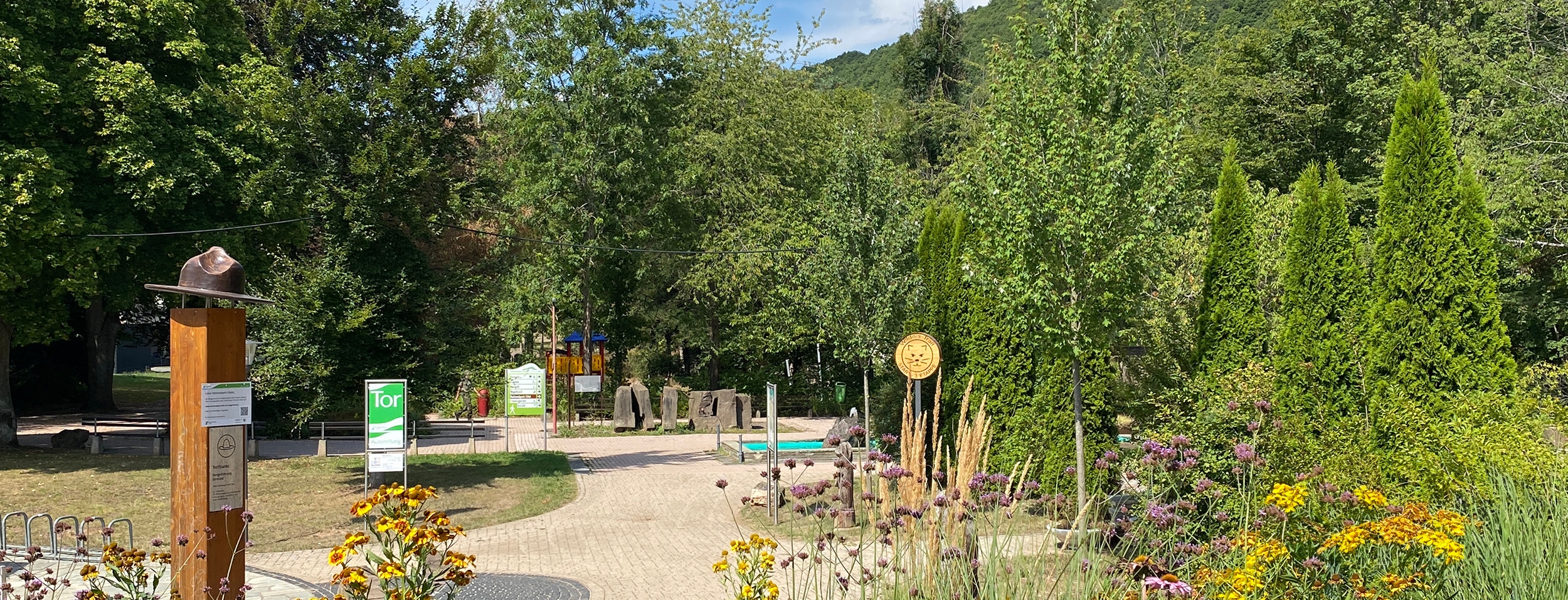 Der Bereich der Einstiegszone erstreckt sich vom Minigolfplatz bis hin zum Kurhaus. Der Bereich der Einstiegszone erstreckt sich vom Minigolfplatz bis hin zum Kurhaus.