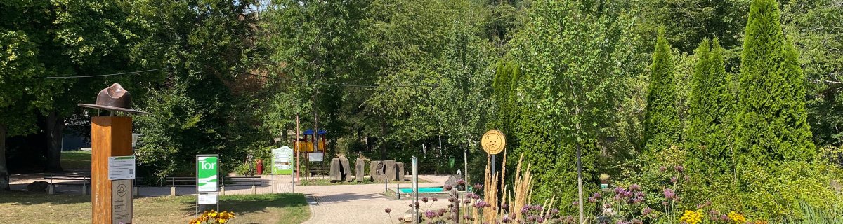 Der Bereich der Einstiegszone erstreckt sich vom Minigolfplatz bis hin zum Kurhaus.