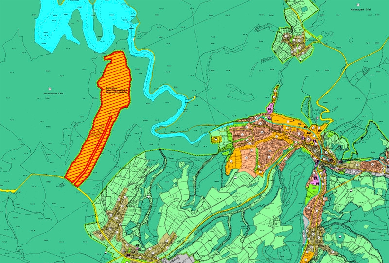 Flächennutzungsplan Ausschnitt