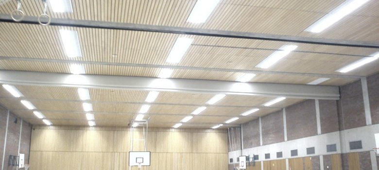 Sanierung der Innenbeleuchtung der Turnhalle des Schulzentrums am Mühlenberg Schleiden