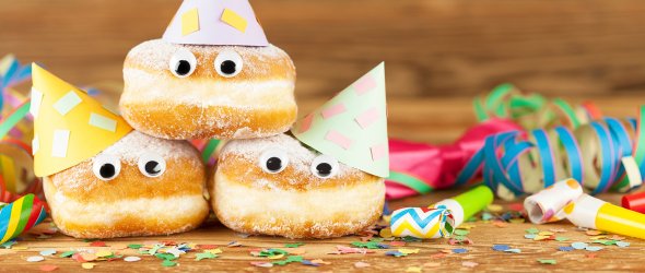 Karnevalskrapfen, Berliner und Luftschlagen.