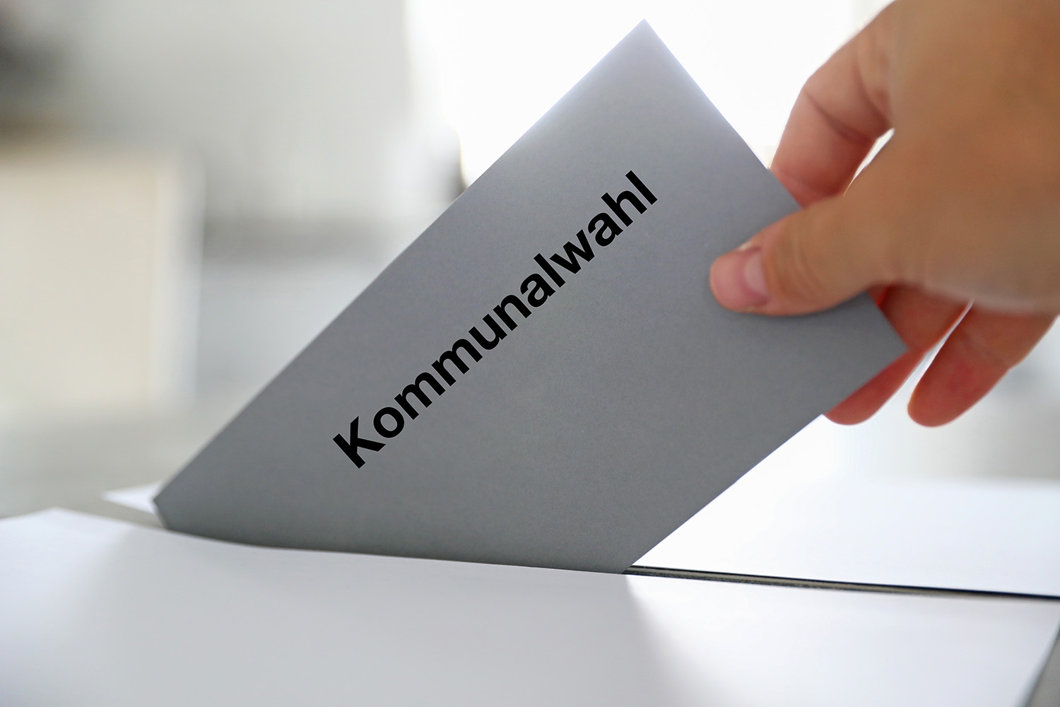 Wahlbrief Wahlschein zur Kommunalwahl Wahlbrief Wahlschein zur Kommunalwahl