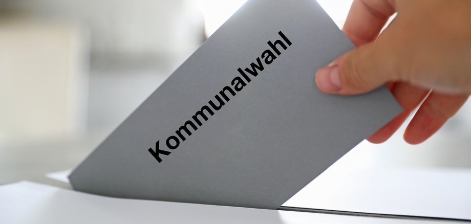 Wahlbrief Wahlschein zur Kommunalwahl