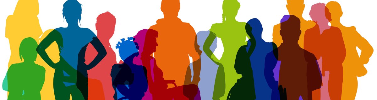 Oberkörper Silhouetten von vielen Generationen als Bevölkerung Oberkörper Silhouetten von vielen Generationen als Bevölkerung