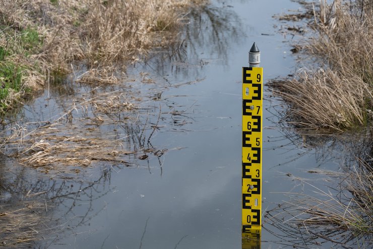 Wasserstandsmessung, Pegelstand Wasserstandsmessung, Pegelstand