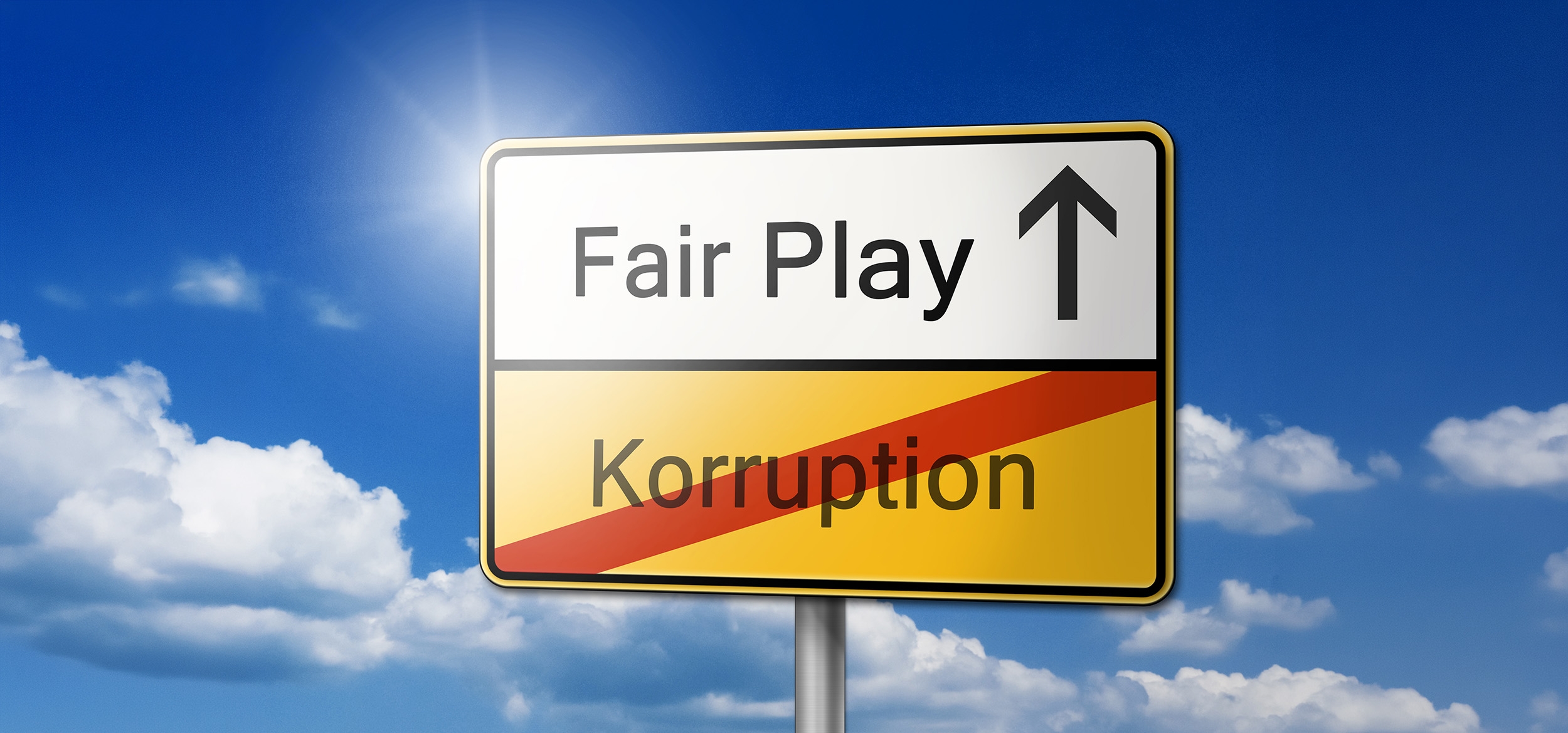 Fair Play statt Korruption.