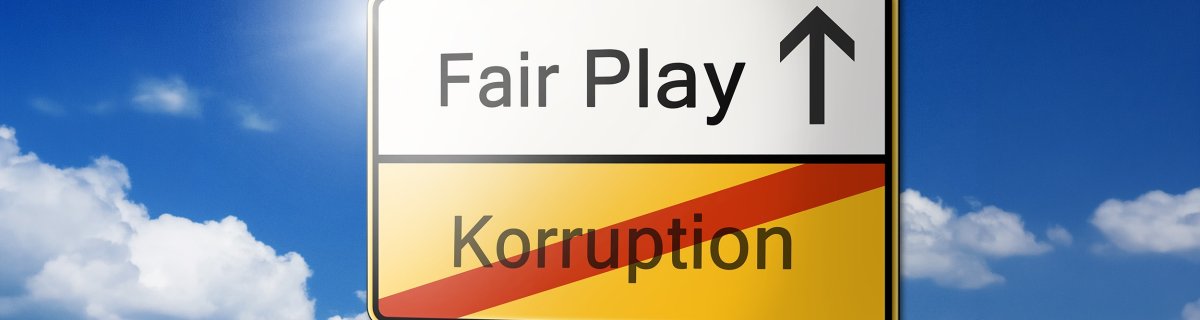 Fair Play statt Korruption.