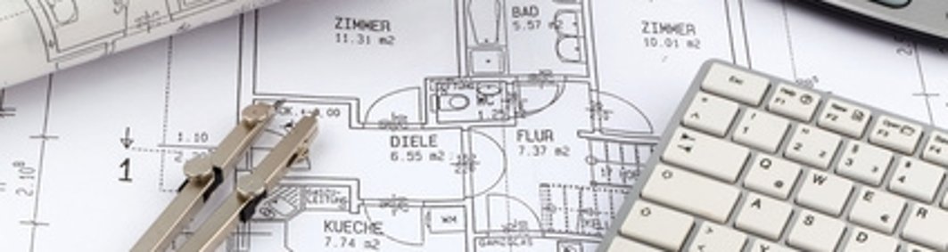 Bauplan für ein Haus