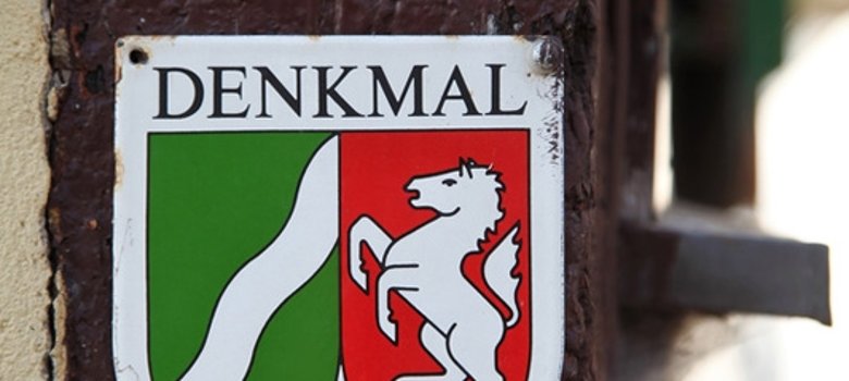 Schild Denkmalschutz NRW Schild Denkmalschutz NRW