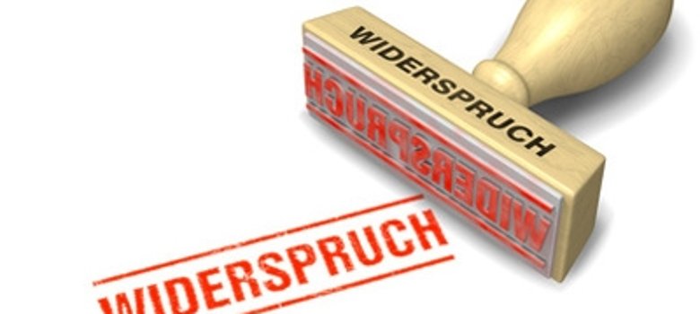 Stempel: WIDERSPRUCH Stempel: WIDERSPRUCH