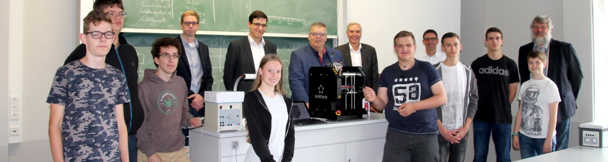 Förderung eines 3D-Druckers am Städtischen Johannes-Sturmius-Gymnasium Schleiden.