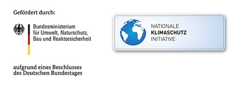 Logo des Bundesministeriums für Umwelt, Naturschutz und Reaktorsicherheit, Nationale Klimaschutzinitiative Logo des Bundesministeriums für Umwelt, Naturschutz und Reaktorsicherheit, Nationale Klimaschutzinitiative