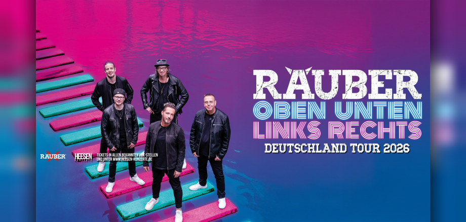 Banner RÄUBER – DEUTSCHLAND TOUR 2026