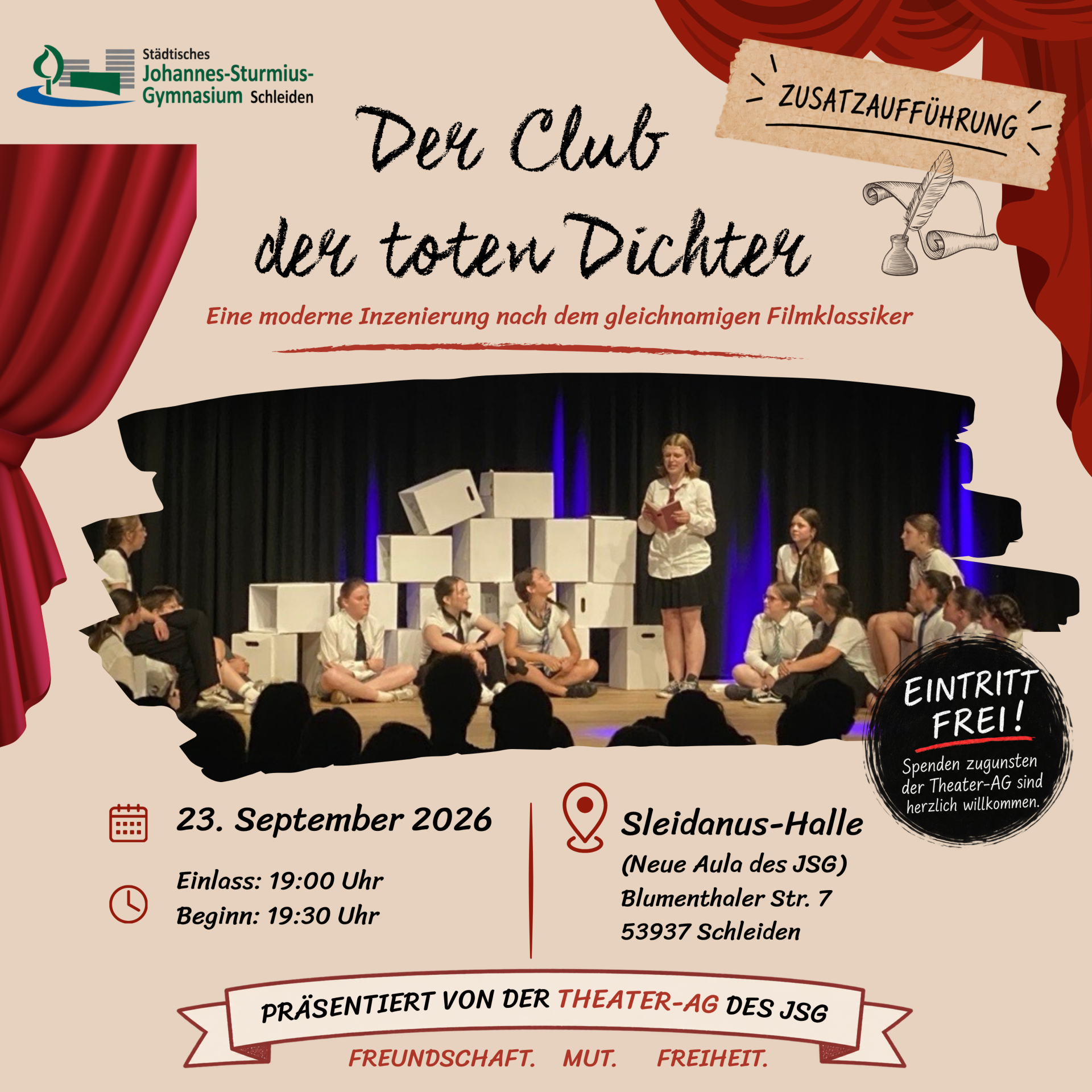 Plakat: Der Club der toten Dichter