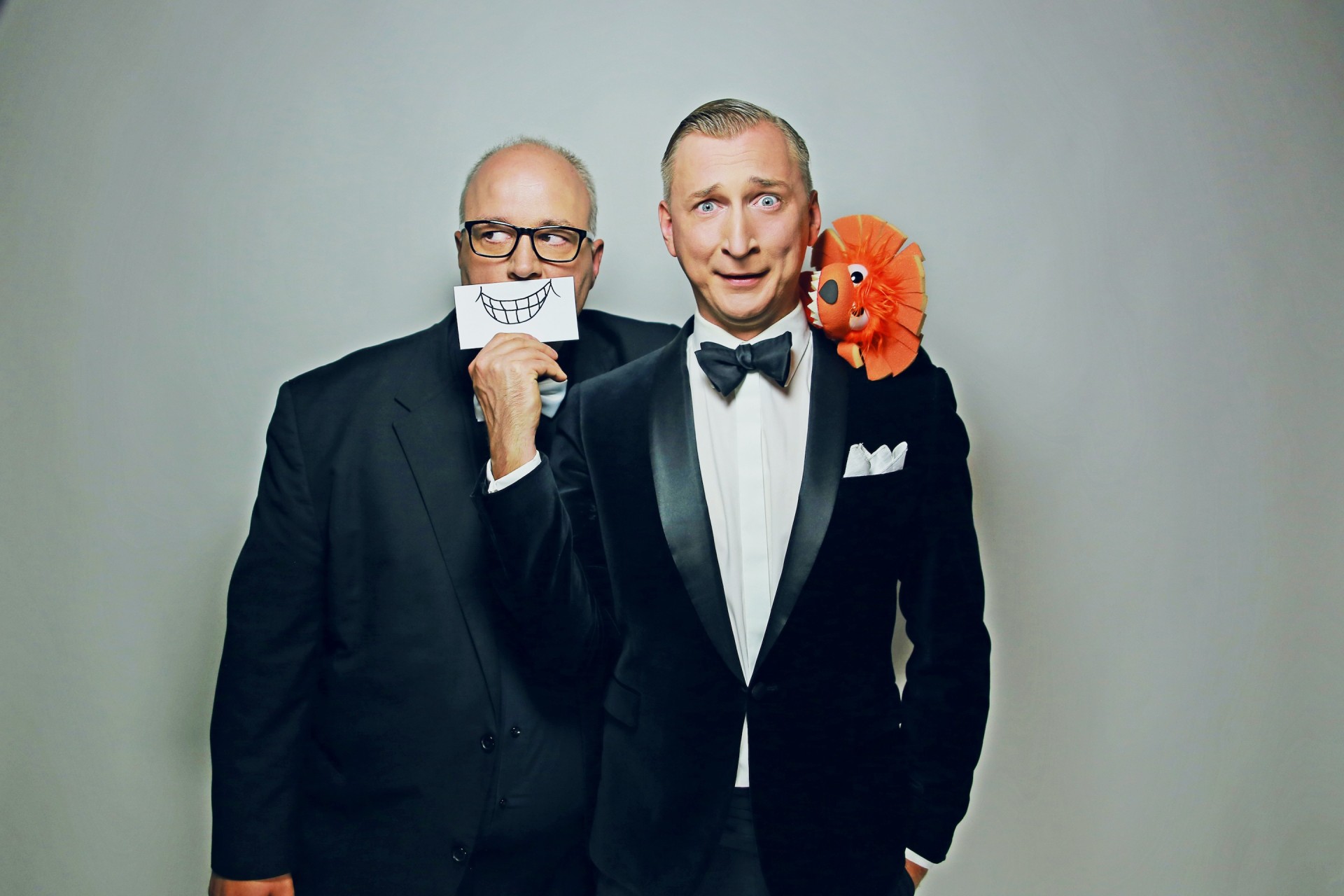 Sebastian Coor und Norbert Lauter präsentieren Salonlöwenzahn.