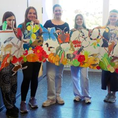 Collage zur Artenvielfalt, JSG Kl. 6b