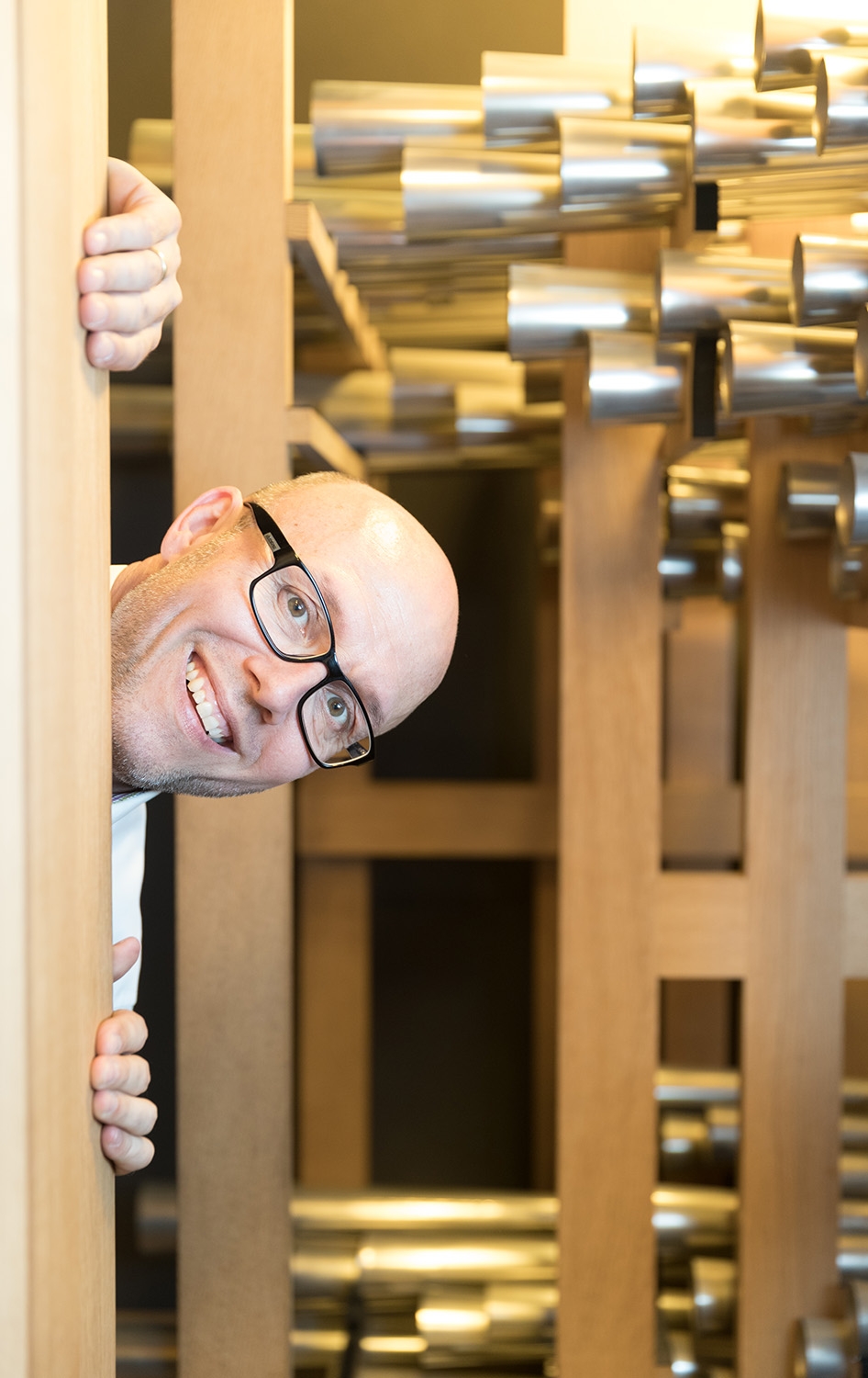 Domorganist Markus Eichenlaub. Domorganist Markus Eichenlaub.