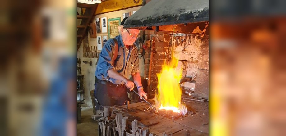 Schmiedehandwerk hautnah erleben.
