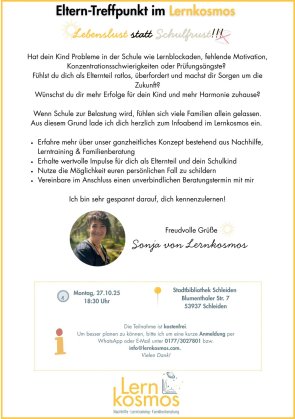 Flyer zum Infoabend. Flyer zum Infoabend.