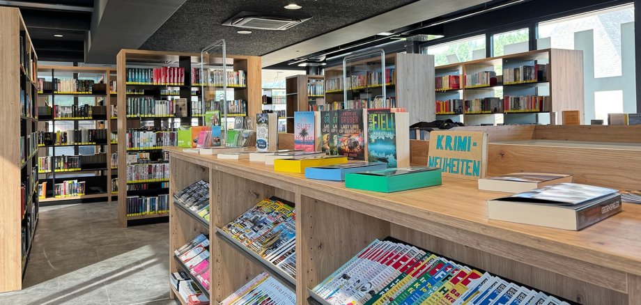 Blick in die neue Stadtbibliothek.
