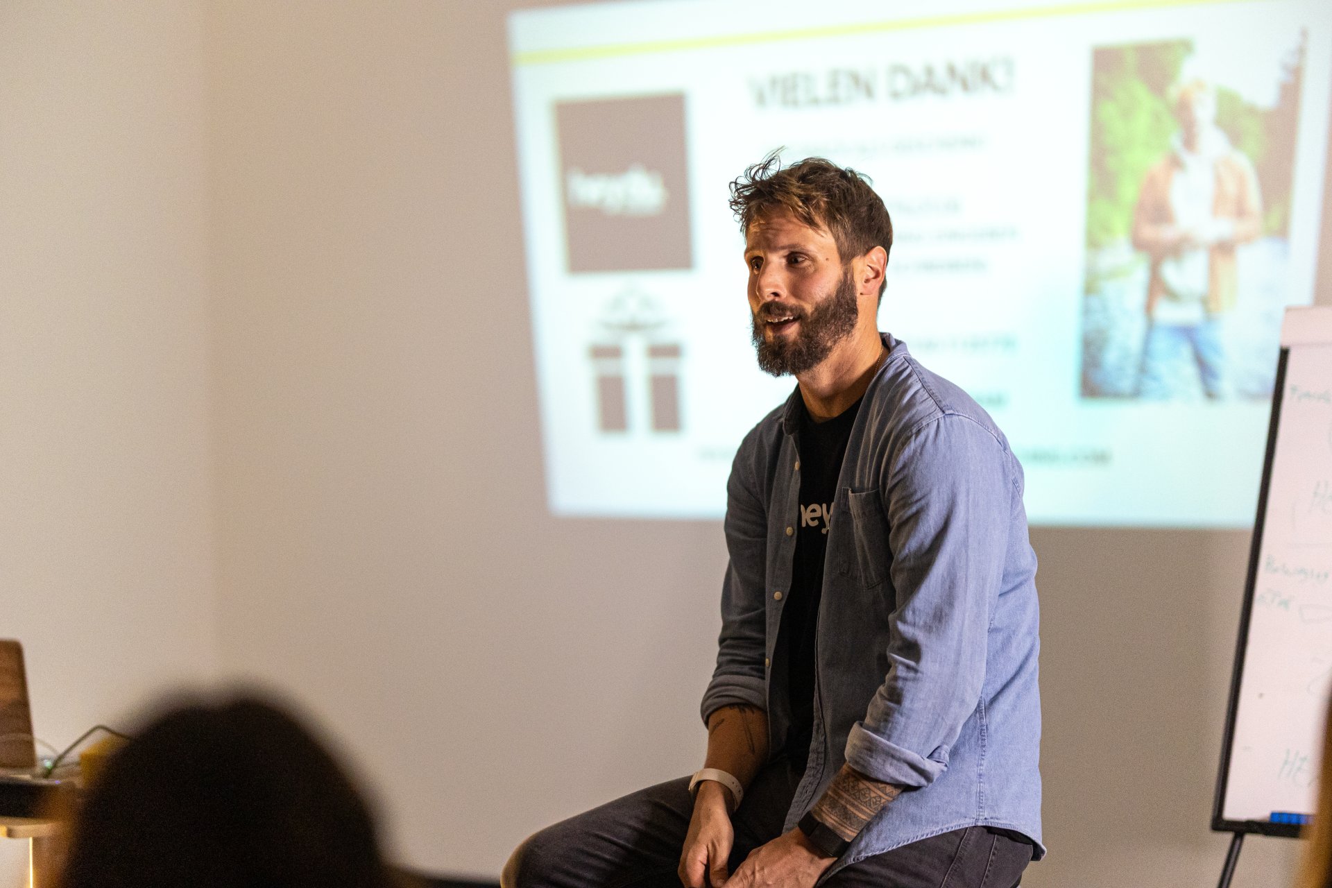Workshop mit Dominik Stahnke.