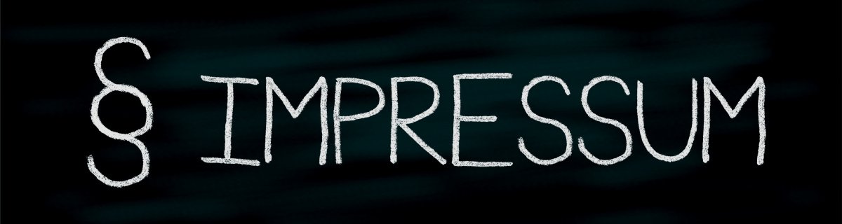 Schriftzug Impessum Schriftzug Impessum